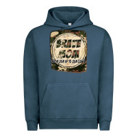 Pigment Midnight Navy Brave mom from son up to son down Mother's Day Urban Hoodie - FaDigitalArtStudio
