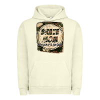 Pigment Pistachio Brave mom from son up to son down Mother's Day Urban Hoodie - FaDigitalArtStudio