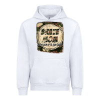White Brave mom from son up to son down Mother's Day Urban Hoodie - FaDigitalArtStudio