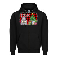 Black I Want Hippopotamus For Christmas Zipper Hoodie - Bettercallsaul