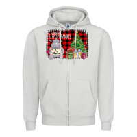 Dove Grey I Want Hippopotamus For Christmas Zipper Hoodie - Bettercallsaul