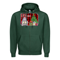 Sports Green I Want Hippopotamus For Christmas Zipper Hoodie - Bettercallsaul