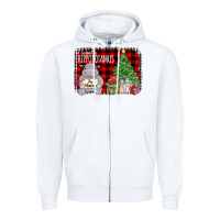 White I Want Hippopotamus For Christmas Zipper Hoodie - Bettercallsaul
