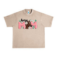 French Oak horse mom Urban Heavy Tee - MaliasSmallBusiness