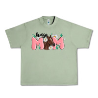 Oil Green horse mom Urban Heavy Tee - MaliasSmallBusiness