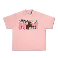 Salmon horse mom Urban Heavy Tee - MaliasSmallBusiness