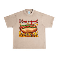 French Oak i love a good weiner Urban Heavy Tee - AdoDesignShop