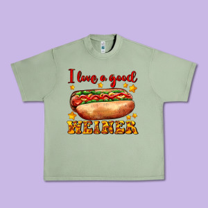 I Love A Good Weiner Urban Heavy Tee Designed By Adodesignshop