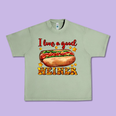 I Love A Good Weiner Urban Heavy Tee Designed By Adodesignshop