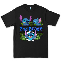 Black preview flower stitch 2nd grade Premium Tee - AdoDesignShop