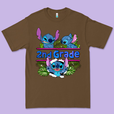 Preview Flower Stitch 2nd Grade Premium Tee Designed By Adodesignshop