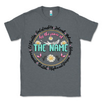 Charcoal Heather by the power of the name Classic Tee - MaliasSmallBusiness