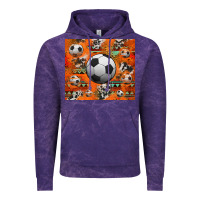 Cloud Purple soccer aztec glitter tumbler Vintage Hoodie - Jasminsmagicworld