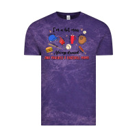 Cloud Purple i'm a hot mess,always stressed,and proudly a baseb Vintage Tee - MaliasSmallBusiness