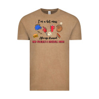 Vintage Coffee i'm a hot mess,always stressed,and proudly a baseb Vintage Tee - MaliasSmallBusiness