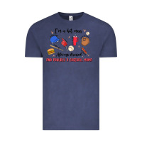 Vintage Denim i'm a hot mess,always stressed,and proudly a baseb Vintage Tee - MaliasSmallBusiness