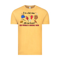 Vintage Mustard i'm a hot mess,always stressed,and proudly a baseb Vintage Tee - MaliasSmallBusiness
