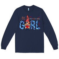 All American Girl With Gnome Long Sleeve Tee | Teevron