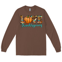 Chestnut love thanksgiving pumpkin Long Sleeve Tee - JahusDesignShop