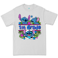 Dove Grey preview flower stitch 1st grade Premium Tee - AdoDesignShop