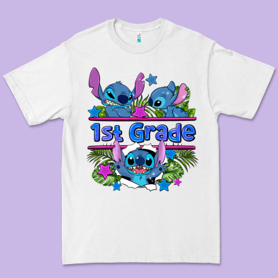 Preview Flower Stitch 1st Grade Premium Tee Designed By Adodesignshop