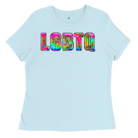 Baby Blue lgbtq Ladies Tee - HRA Design Shop