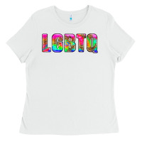 White lgbtq Ladies Tee - HRA Design Shop