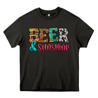 Asphalt beer and sunshine Heavy Core Tee - HRA Design Shop