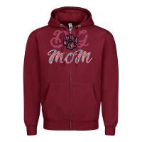 Burgundy Dog Mom Zipper Hoodie - Bettercallsaul