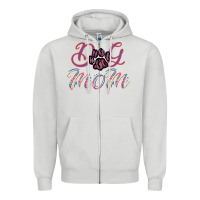 Dove Grey Dog Mom Zipper Hoodie - Bettercallsaul