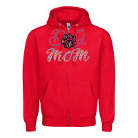 Red Dog Mom Zipper Hoodie - Bettercallsaul