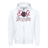 White Dog Mom Zipper Hoodie - Bettercallsaul