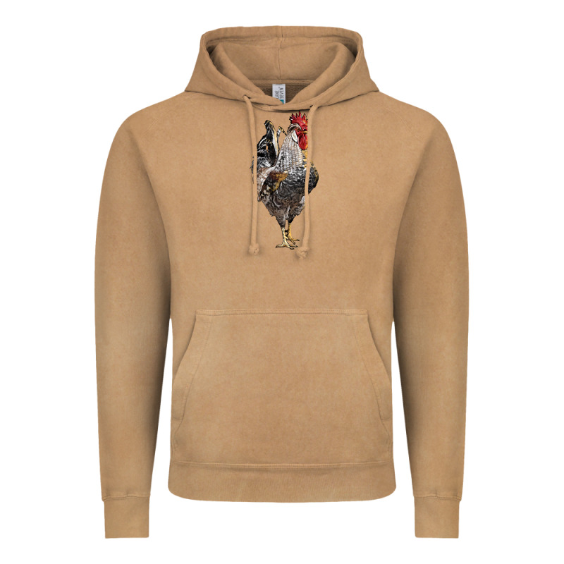 Cream Legbar Rooster Vintage Hoodie by LillyAllenDesigns | Teevron