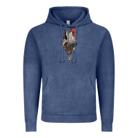Vintage Denim cream legbar rooster Vintage Hoodie - LillyAllenDesigns