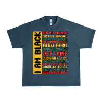 Midnight Navy black history  month Urban Heavy Tee - MaliasSmallBusiness