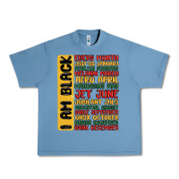 Pebble Blue black history  month Urban Heavy Tee - MaliasSmallBusiness