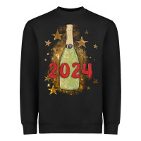 Black sparkly champagne Heavyweight Sweatshirt - MaliasSmallBusiness