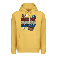 Antique Gold Game Day lightning bolt Baseball Premium Hoodie - HowdyJamesFarm