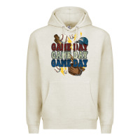 Oatmeal Heather Game Day lightning bolt Baseball Premium Hoodie - HowdyJamesFarm
