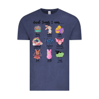 Vintage Denim gos says ı am easter Vintage Tee - MaliasSmallBusiness