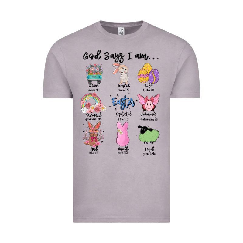 Gos Says ı Am Easter Vintage Tee by MaliasSmallBusiness | Teevron