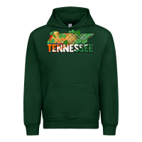 Forest Green tennessee map st patricks day Urban Hoodie - FaDigitalArtStudio