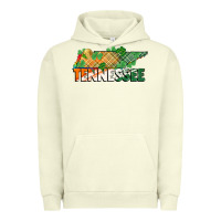 Pigment Pistachio tennessee map st patricks day Urban Hoodie - FaDigitalArtStudio