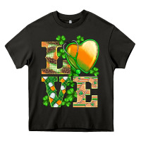 Asphalt st.patricks nurse love heart stethoscope Heavy Core Tee - BarkalooDesign