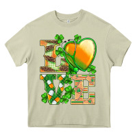 Mossy st.patricks nurse love heart stethoscope Heavy Core Tee - BarkalooDesign