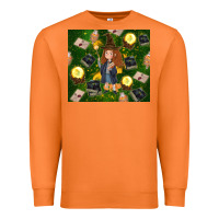 Carrot wizard girl with magic Premium Sweatshirt - TumblerDesignByShophia