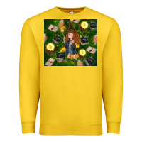 Lemon wizard girl with magic Premium Sweatshirt - TumblerDesignByShophia