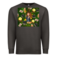 Smoke wizard girl with magic Premium Sweatshirt - TumblerDesignByShophia
