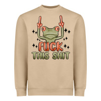 Mushroom fuck this shit Heavyweight Sweatshirt - MaliasSmallBusiness