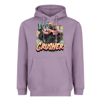 Lavender Egg crusher Easter truck Easter Day Heavyweight Hoodie - HowdyJamesFarm